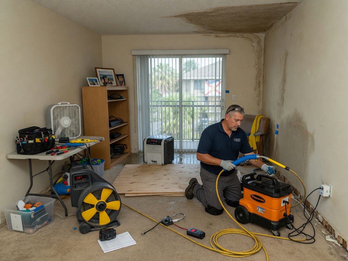 Apartment Water Damage Restoration in Pensacola