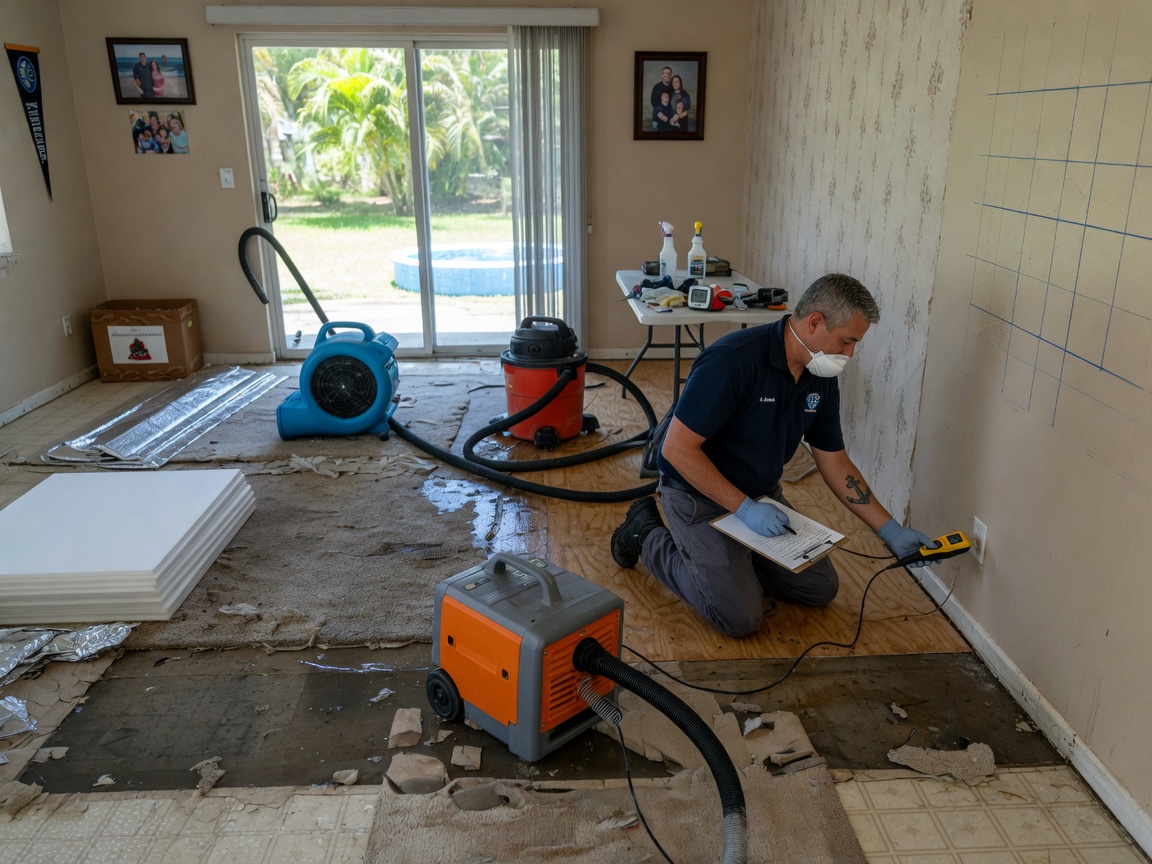 Emergency Water Damage Restoration in Pensacola