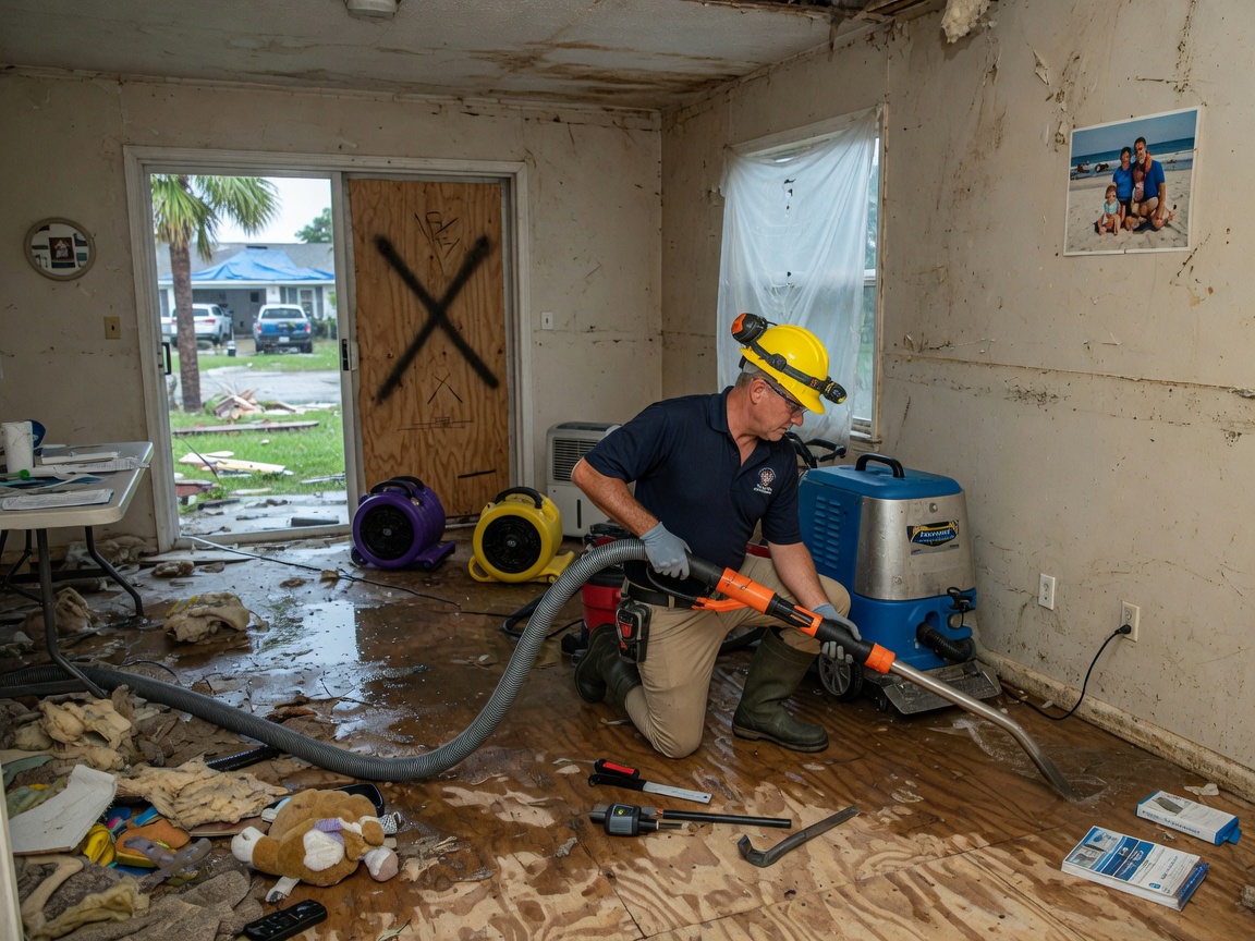 Hurricane Water Damage Restoration in Pensacola