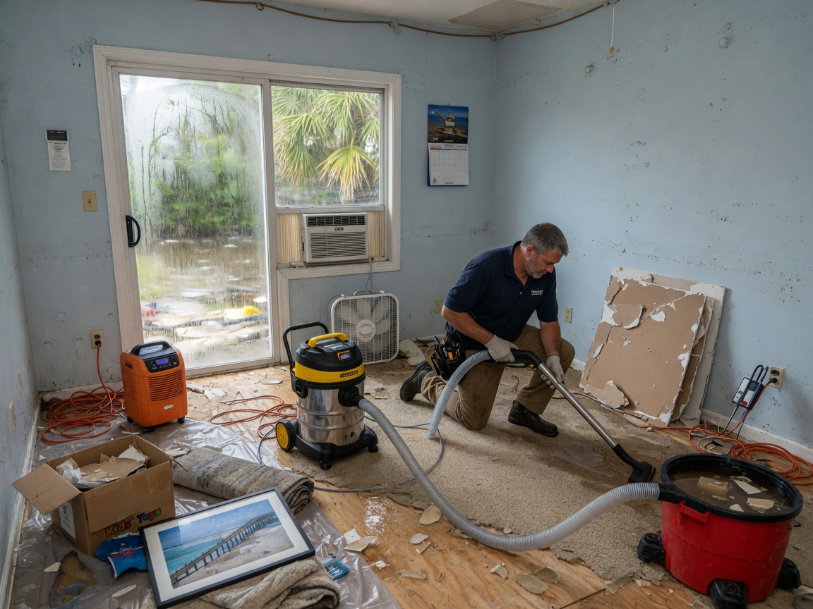 Storm Water Damage Restoration in Pensacola