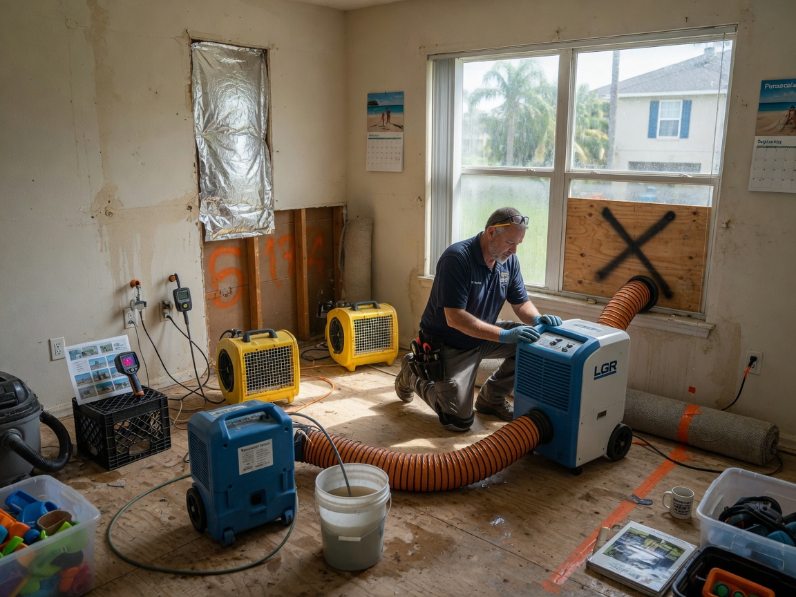 Structural Drying Services in Pensacola