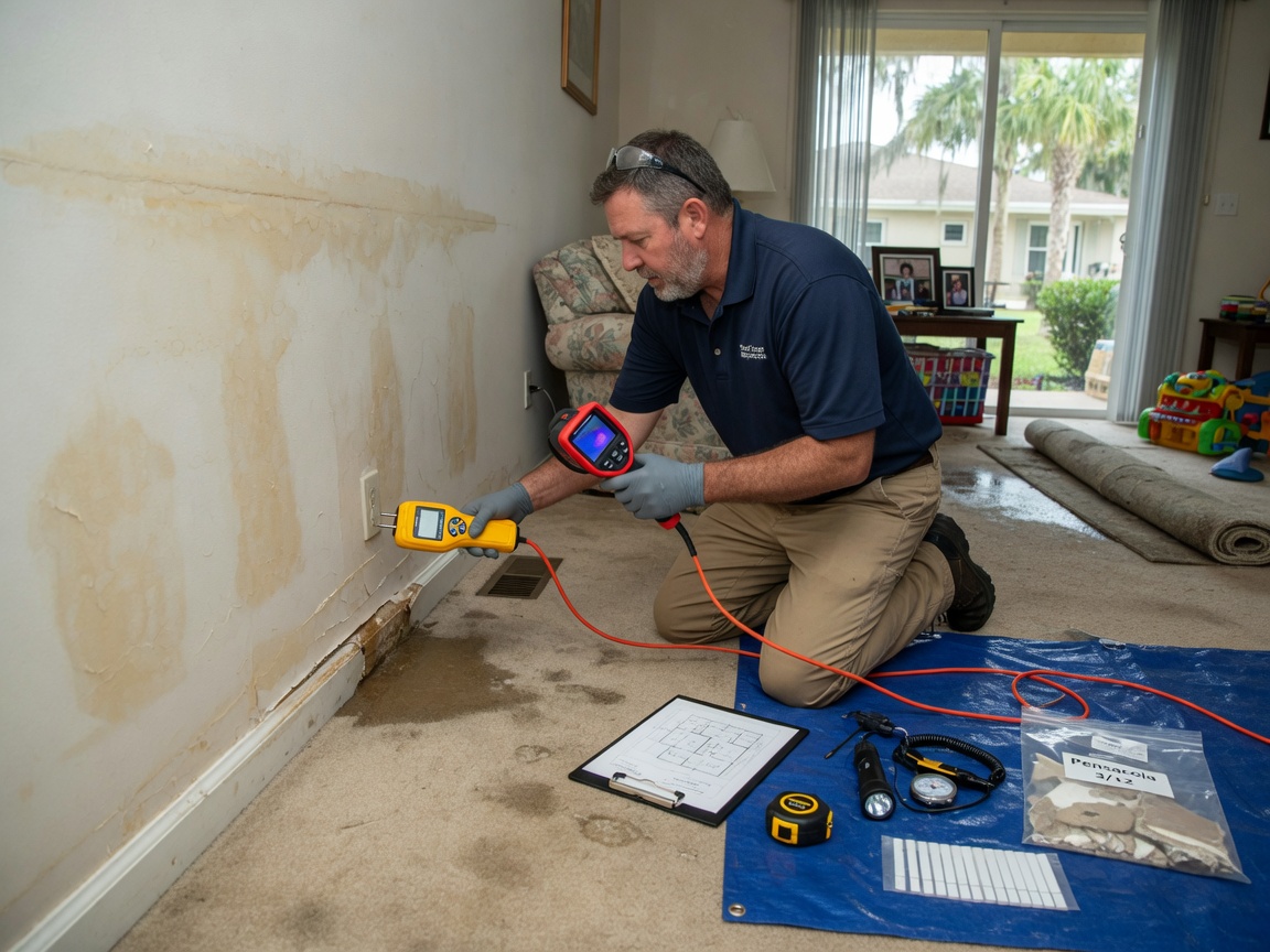 Water Damage Assessment & Inspection in Pensacola