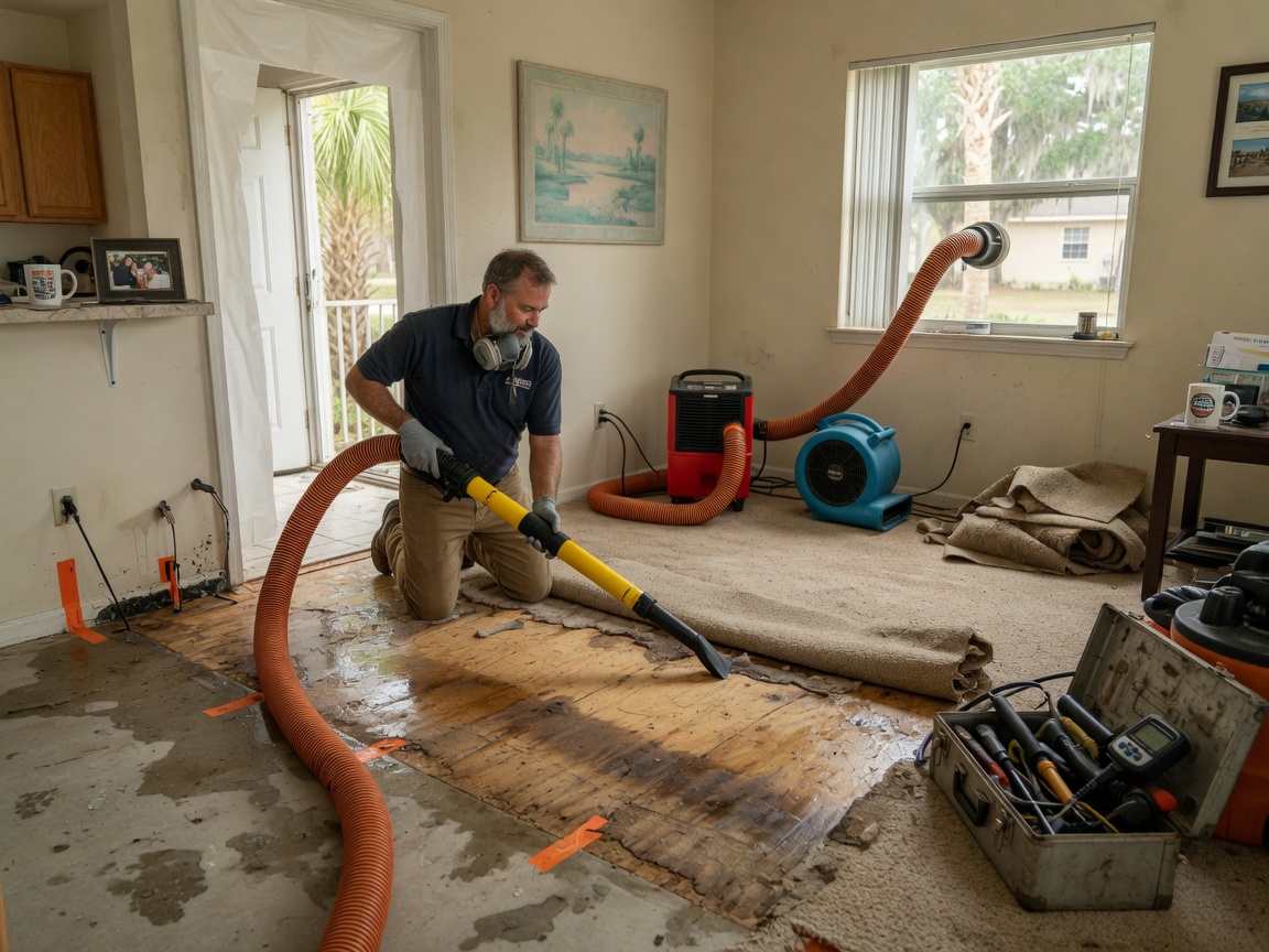 Water Damage Restoration in Pensacola